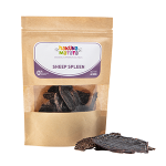 Dehydrated sheep spleen dog treat