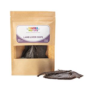 Dehydrated lamb liver dog treats