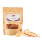 Dehydrated squid jerky dog treat