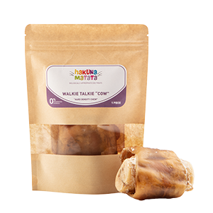 Dehydrated cow feet dog chew