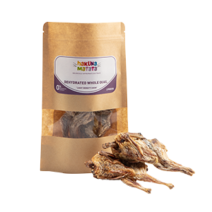Whole Quail Chew Hakuna Matata dog treats single ingredient air dried