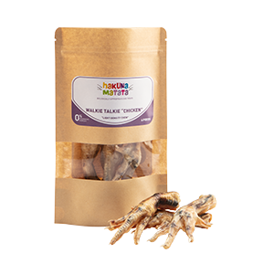 hakuna matata walkie talkie chicken feet single ingredient air dried dog chews