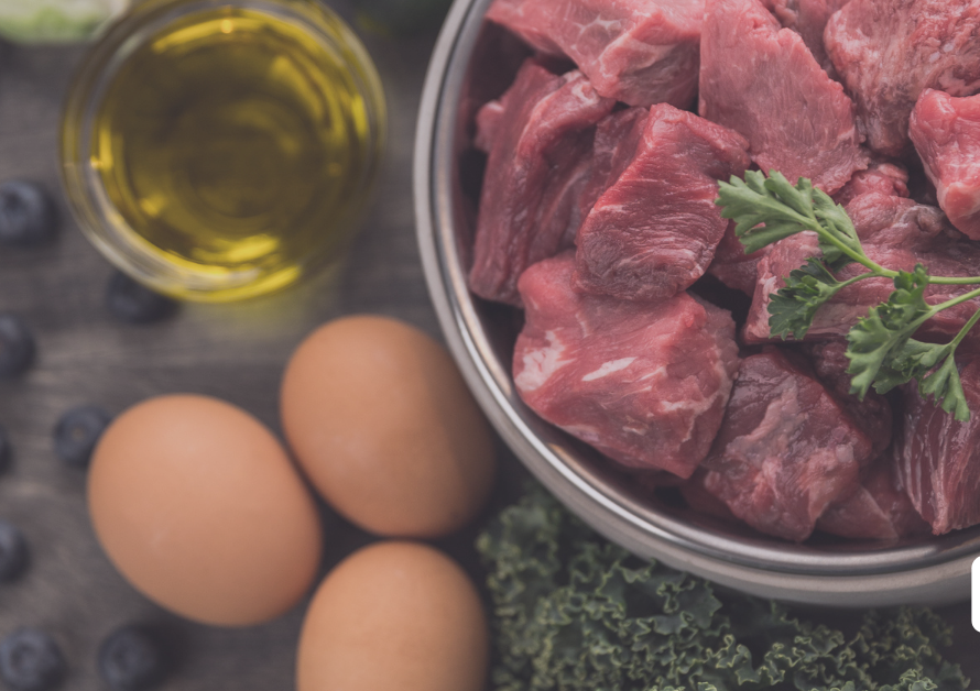 add real food to the bowl
