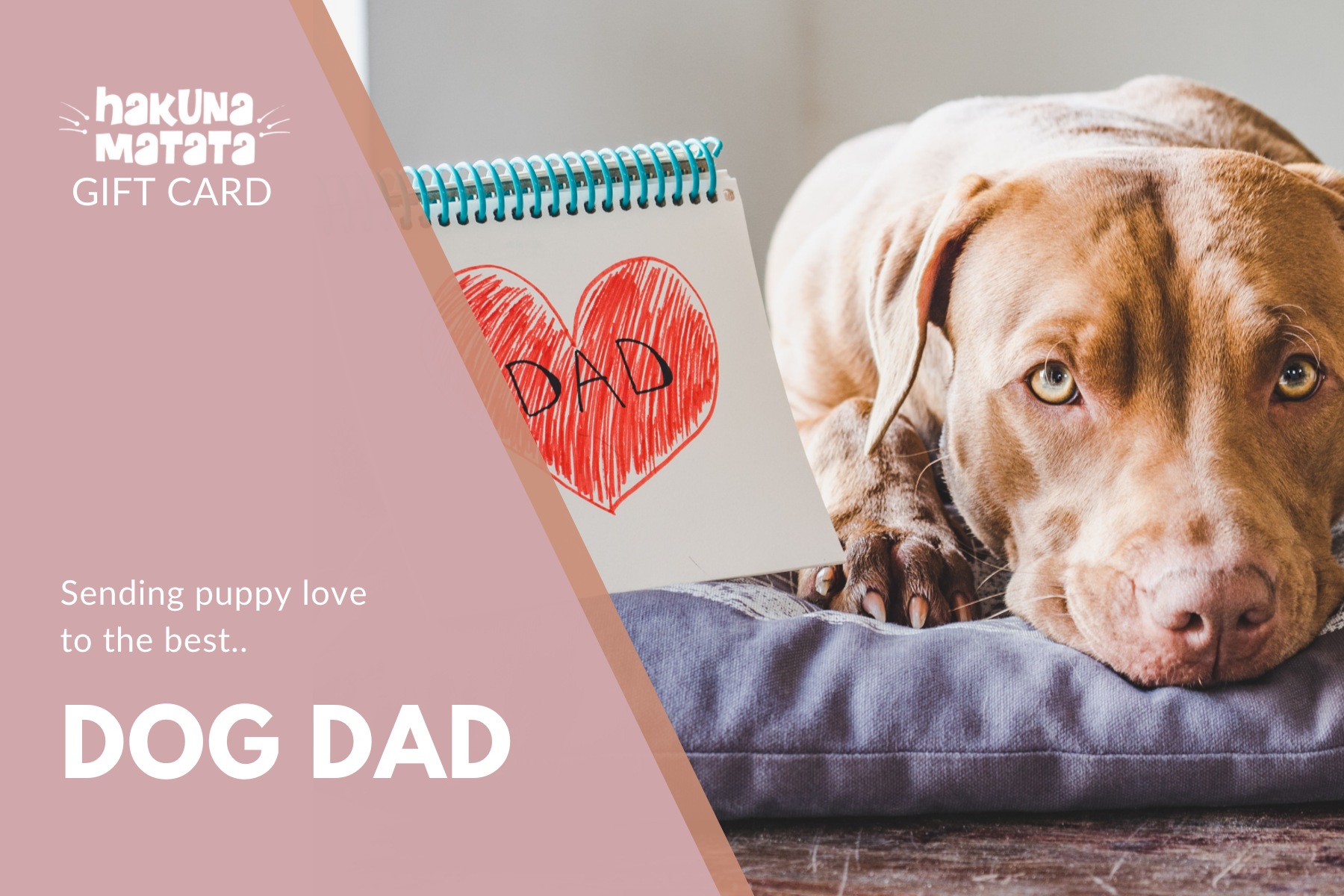 dog dad gift card
