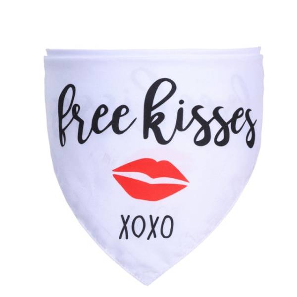 Free Kisses Dog Bandana dog apparel hakuna matata dog treats