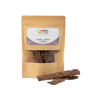 Camel Jerky Strips dog treats